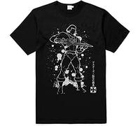 LKMGFD He-Man Masters of The Universe Men's T-T-Shirts à Manches Courtes 80's Saturday Morning Cartoons T-T-Shirts à Manches Courtes(Medium)