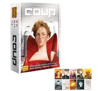 LKNBIF Coup Reform Card Game, Game from The World of The Resistance, 2 à 6 joueurs, 15 minutes de cartes, jeu de famille, pour enfants et adultes, blanc