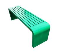LKPMGOA Banc de Jardin pour 2 Personnes, Banc Exterieur Résistants aux Intempéries, Capacité de Charge de 300 Kg, en Métal, pour L'extérieur et Le Jardin(Green,100cm)