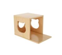 LKPMGOA Étagères Murales pour Chat, Étagères et Perchoirs Muraux pour Chat, Gain de Place, Panneau Épais, Combinaison Libre(48 * 30cm)