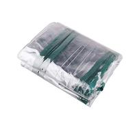 LKPOMI Housse de Rechange pour Serre à 2/3/4/5 Niveaux avec Porte à Fermeture éclair Enroulable, Mini Serre Transparente en PVC, Imperméable à la Pluie, Film Isolant Antigel pour Plantes(4 Niveaux)