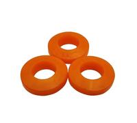 Lkq-Rondelles d'arrêt M10-M45 Rubber Elastic Ring Coupling Buffer Washer Backrest Pin Shock Rubber Ring, solide et durable(Beef tendon,10pcs 10x20x7)