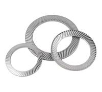 Lkq-Rondelles d'arrêt M2-M20 304 Stainless Steel Locking Washer Printing Oblique Washers Lock Washers, solide et durable(M16 (20Pcs))