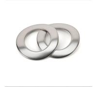 Lkq-Rondelles d'arrêt M3-M12 Stainless Steel Circular Elastic Wave Corrugated Metal Washers Concave-convex Dish-shaped Spring Gaskets, solide et durable(Elastic Wave Washers,M6 (60Pcs))