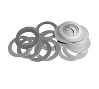 Lkq-Rondelles d'arrêt M3 To M20 0.1mm 0.2mm 0.3mm 0.5mm 1mm Stainless Steel Flat Washer Ultra Thin Gasket， solide et durable(M22x28 10pcs,0.3mm thickness)