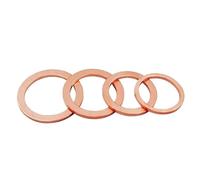 Lkq-Rondelles d'arrêt M6 M8 M9 M10 M12 M14 M16 M18 M20 T3 Sealing Ring Copper Washer Boat Crush Washer Flat Seal Fitting, 10Pcs, solide et durable(M20 (20x26x1.5))
