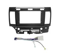 LKRGBXA 10.1 Pouces Autoradio Android MP5 Lecteur Boîtier Cadre 2 Din Principale Fascia Tableau Bord Crique pour Mitsubishi pour Lancer 2008-2016 Montage Autoradio Cadre Façade