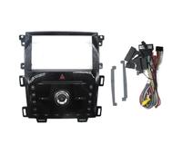 LKRGBXA Cadre D'autoradio Fascia 2Din 9 Pouces Panneau Stéréo Android Connecteur Câblage KIt Décodeur Canbus pour Ford pour Edge U387 2011 - 2014 Montage Autoradio Cadre Façade