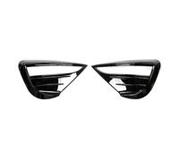 LKRGBXA Feux brouillard Lot De 2 Couvercles Décoratifs Pour Phares Antibrouillard Avant Voiture Pour Tesla Pour Model Y 2021 2022 2023 2024 Feux Anti-brouillard(Glossy Black)