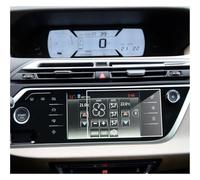 LKRGBXA Navigation d'écran Films Protection Protecteur D'écran Tactile HD Transparent Voiture Pour Citroen C4 Pour Picasso (2014, 2015, 2016, 2017), Film En Verre Trempé Pour Navigation GPS