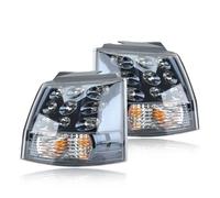 LKRGBXA Phare Avant Pour Mitsubishi Pour Outlander EX 2007 2008 2009 2010 2011 2012 2013 Feu Arrière Feu Stop Feu Arrière Côté Extérieur Avec Ampoule Accessoires Voiture Jeu De Phares(1 paire)