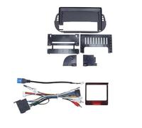 LKRGBXA pour Fiat 500 2007-2015 9 Pouces Voiture CD MP5 Radio Android Stéréo Écrans Navigation Tableau De Bord Cadre Câble Harnais Canbus Montage Autoradio Cadre Façade