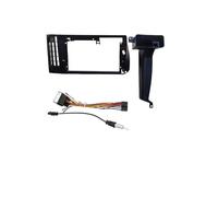 LKRGBXA pour VW pour Golf 3 1992 1993 9 Pouces Autoradio Fascia Cadre 2 Din Android Panneau Stéréo Kit LHD Montage Autoradio Cadre Façade