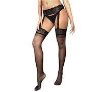 LKRSEEF Autofixant Guepiere Femme Ouvert Vintage Ensemble Dentelle Sexy Érotique Bas Grande Taille Collant Autofixant Collant Résille Transparente Femme Combinaison Nylon Livraison 24h