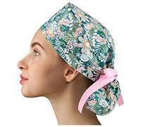 LKRSEEF Bain Calot Femme Chirurgical Chirurgien Bonnet Douces Chimio Medical Chapeau Cuisine Turban Bouffant Bandeau Infirmiere Imprimé Casquettes Livraison Demain