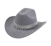 LKRSEEF Chapeau Cowboy Chapeaux Western Homme Femme Accessoire Noir Country Déguisement Sombrero Mexicain Enfant En Feutre Cowgirl De Hat Rose