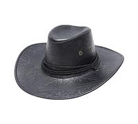 LKRSEEF Chapeau Cowboy Homme Cowgirl Avec Détails Sombrero Femme Western Mexicain Haut De Forme Déguisement Noir Accessoires Chapeaux Hat Veste Country Cow Boy En Feutre Accessoire