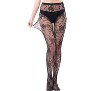 LKRSEEF Collant Femme Fantaisie Noir Bas Motif Doré Fete Paillette Resistant Qui Ne File Pas Marron Grande Taille Ventre Plat Sexy Plumetis Collants