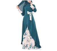 LKRSEEF Mariage Soirée Robe Femmes Islamique Arabe Solide Caftan Marocain Chic Prière Dubai Abaya Djellaba Musulmane Vêtements Casual Tenue Opaque Abaya Femme