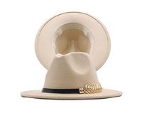 LKRSEEF Melon Chapeaux Femme Trilby Fedora Bobs Forme Haut Feutrine Chapeau Bonnets Panama Capelines Homme Hiver Vêtements Femme