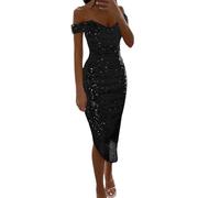 LKRSEEF Robe Bordeaux Demoiselle Femme Chic pour Mariage Et Elegant Soiree Longue Moulante De Cocktail Elegante Vert Sauge Terracotta Multiposition Bleu Roi Cérémonie Sexy Short Noire Verte Invité