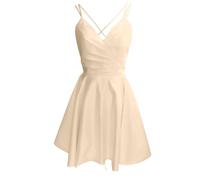 LKRSEEF Robe Longue Femme Soiree Chic Et Elegant Sexy Short Cérémonie Robes De Mariage D Anniversaire Taille Empire Cocktail Demoiselle Noire Invitée Dos Nu Bleu Ciel Ceremonie Vert d'eau Elegante