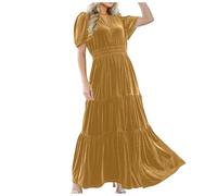 LKRSEEF Robe Rouge Femme Chic Et Elegant pour Mariage Soiree Multiposition Princesse Robes De Verte Longue Beige Demoiselle Bleu Roi Dos Nu Marine Témoin Rose Soirée