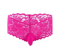 LKRSEEF Travesti String Gay Erotique Sexy Hot Bondage Coquin Corset Cosplay Lingerie Bretelle sous Vetement Mini Slip Transparent Sissy Chic Tenue Dentelle Jockstrap Cadeau Noel Homme