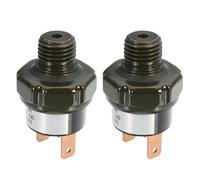 LKRXW 2 Pièces Interrupteur de Pression pour Compresseurs d'air 110-140 Psi Pressostat de Compresseur Air 1/4" NPT Pressostats de Commande Valve Automatique DC 12V 24V AC 110V 220V