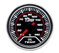 LKRXW Auto Jauge de Température d'huile 52mm Température Huile Manometre | Avec Capteur 12V Blanc Lumière Aiguille Temp Jauge Voiture Pointeur Indicateur Compteur 40 à 140 Celsius