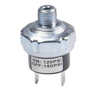 LKRXW Interrupteur de Pression Compresseurs d'air 120-150 Psi Pressostat | Compresseur Air 1/8" NPT Pressostats de Commande Valve Pompe Automatique DC 12V 24V AC 110V 220V