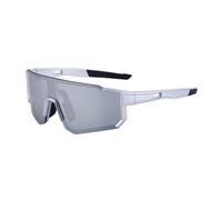 LKSCY Lunettes de soleil de sport unisexe sans monture pour cyclisme, ski, extérieur Protection UV400 Verres en PC Design monobloc Bords découpés Temple antidérapant