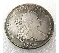 LKTingBax 1799 Pièce de Monnaie Unie Rare de la Liberty Morgan Morgan en Nickel pour Une Vie Plus Facile