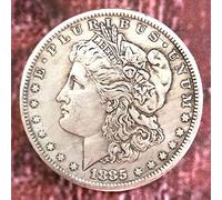 LKTingBax 1885 Pièces historiques d'un dollar américain - Pièce ancienne commémorative américaine - Dollar de Morgan Hobo Nickel Aigle Aigle Pièce pour papa/petits amis/mari facilitant la vie