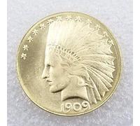 LKTingBax 1909 Réplique de pièce de Monnaie de Monnaie de Morgan Morgan Dollar Sculptée à la Main