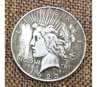 LKTingBax 1922 Pièces historiques d'un dollar américain - Pièce ancienne commémorative américaine - Dollar de Morgan Hobo Nickel Aigle Aigle Pièce pour papa/petits amis/mari facilitant la vie