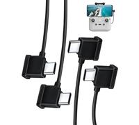 LKTOP Câble de télécommande RC-N1/N2 pour DJI Mavic 3/3 Classic, Air 3/2/2S, Mini 2/2 SE/3 Pro, accessoires de cordon de données à 90 degrés (connecteur micro-USB standard)