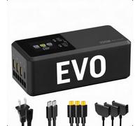 LKTOP Concentrateur de charge d'entreprise EVO Max 2 II 200 W | Kit de chargeur rapide pour Autel EVO Max 4T/4N/II Enterprise/II RTK Drone Accessoires, écran LCD (charge parallèle 3