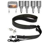 LKTOP - Cordon tour de cou + manettes pour DJI RC Pro - Accessoires de télécommande, cordon tour de cou en PU réglable de 1,27 à 1,60 m pour DJI Mini 3 Pro, Air 2S, Mavic 3/Pro/Cine/Classic