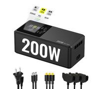 LKTOP Hub de charge 200 W pour DJI Matrice 4T/4E | Permet une charge parallèle à 3 batteries avec 3 modes de charge. Dispose d'un écran LCD intelligent indiquant le nombre de