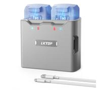 LKTOP Hub de charge de batterie de rechange DJI Mini 4K, chargeur rapide Mini 2/SE pour DJI Mini4K/Mini2 Series Drone Accessoires Adaptateur d'alimentation USB-C, charge parallèle double batterie