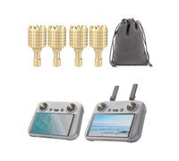 LKTOP Lot de 2 paires de baguettes de rechange pour manette de jeu DJI Mini 3/Mini 3 Pro/Mini 4 Pro/Air 3/Air 2S/Mavic 3/Mavic 3 Pro/Mavic 3 Classic (doré)