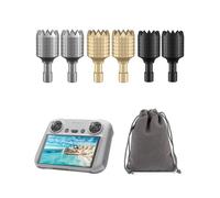 LKTOP Lot de 3 paires de baguettes de rechange pour télécommande Mini 3/Mini 3 Pro/Mini 4 Pro/Air 3/Air 2S/Mavic 3/Mavic 3 Pro/Mavic 3 Classic pour DJI RC/RC2 - Accessoires de rechange (gris, or,