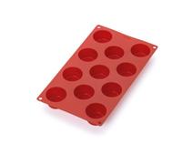 Lékué – Moule à mini muffins 11 cavités – Silicone Platine – Rouge