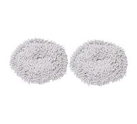 LKUREASDR 2 pièces de Chiffons de Nettoyage pour Balai-époussette Compatible avec W10 et W10 Pro, tampons de vadrouille de Remplacement à Conception magnétique, en Fibre Composite et