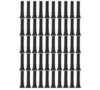 LKUREASDR 50 pièces de Doigts de plumeuse pour volaille, bâton en Caoutchouc pour l’épilation des Plumes de Poulet, taux d’épilation élevé, Doigts de plumeuse durables et résistants à (Noire)
