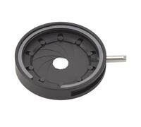 LKUREASDR Diaphragme à Iris réglable de 1 à 16 mm, Adaptateur Manuel en Alliage d’Aluminium pour diaphragme à Iris, avec 10 lamelles, destiné aux caméras, microscopes et Instruments optiques