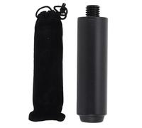 LKUREASDR Extension de Queue de Billard en Aluminium de 4 Pouces, rallonge de Queue de Billard avec Pare-Chocs en Caoutchouc, Extension de Queue de Billard légère et Durable pour Un