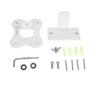 LKUREASDR Support Mural pour Enceinte Active Hi-FI Genelec G2, Support Mural en métal au Design Discret, Forte capacité de Charge, kit de Fixation Inclus pour système Audio Domestique (Blanche)