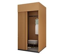 Lkvent Cabine essayage Cabine d'essayage Mobile temporaire Compatible with Magasin de vêtements Portable et Pliable Le Shopping en extérieur 3 Tailles Tente de Douche(Light Brown,Small)